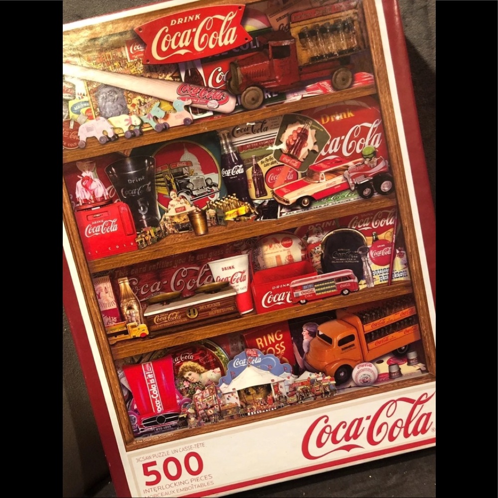 Springbok's 500 Piece Jigsaw Puzzle Coca-Cola A Collection - Made in USA